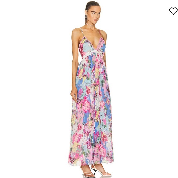 Revolve ROCOCO SAND Aster Maxi Dress, Floral Dress - Picture 3 of 6